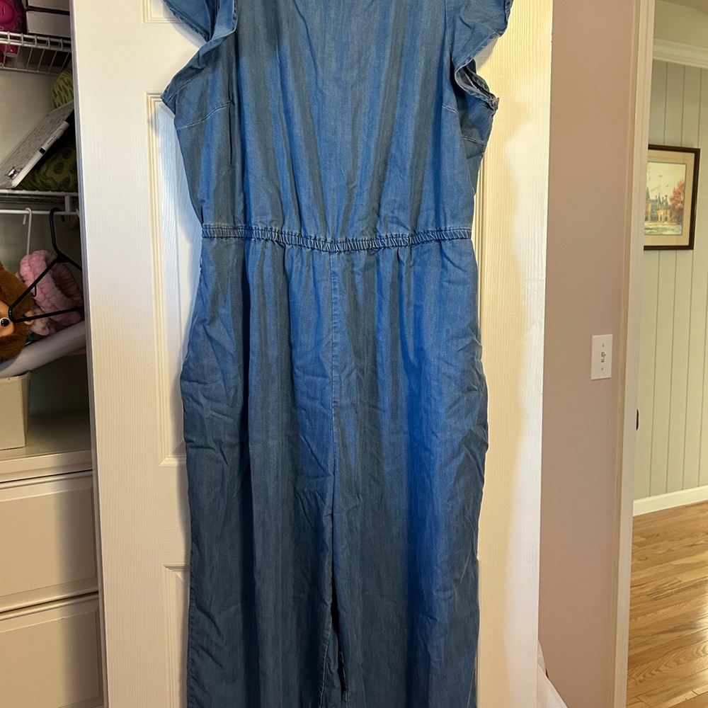 Lane Bryant Light Blue Denim Dress